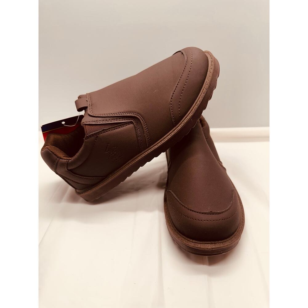 Beverely Hills Polo Club Boy's Casual Slip-on Shoes Gray Size 4 NWT